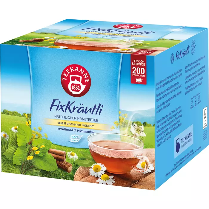 Teekanne Kräutertee 160 Beutel