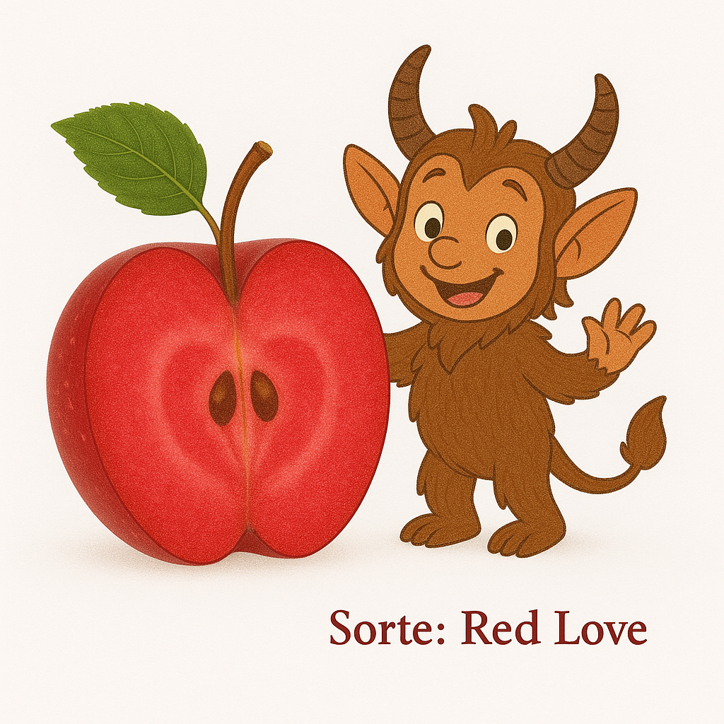 Krampus Apfel per Stück Sorte Red Love