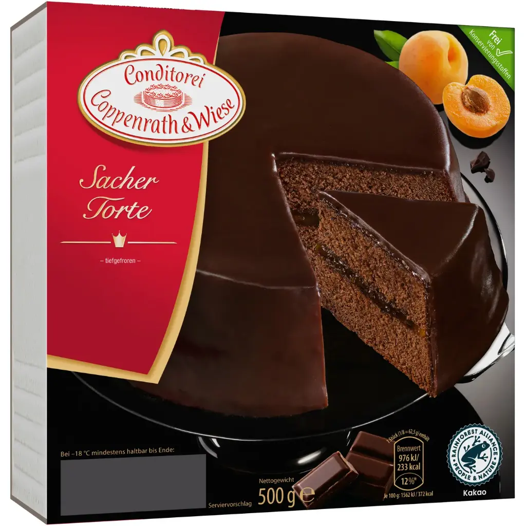 Coppenrath & Wiese Sachertorte TK Packung 500g