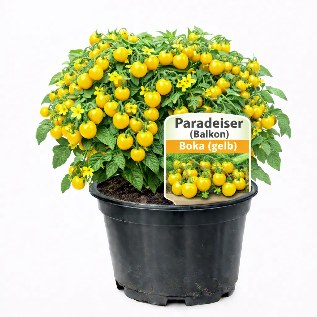 Paradeiser (Balkon) Boka (gelb) (April)