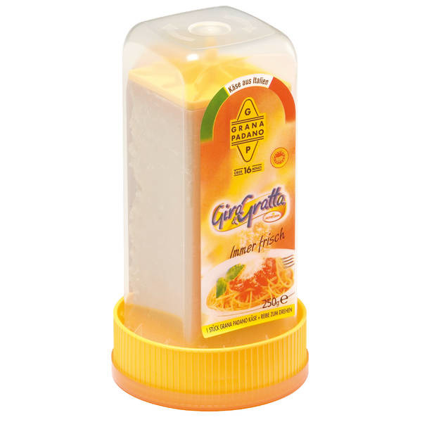 Agriform Gira & Gratta Grana Padano in Plastikreibe 250g
