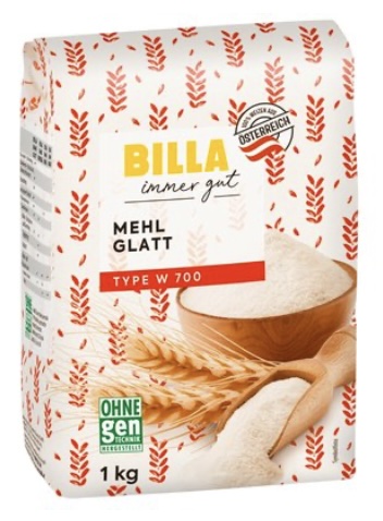 JT Weizenmehl T480 glatt 1kg