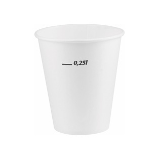 Pap Star Trinkbecher Pappe 0,2l 40er