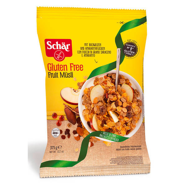 Schär Fruit Müsli Glutenfrei 375g