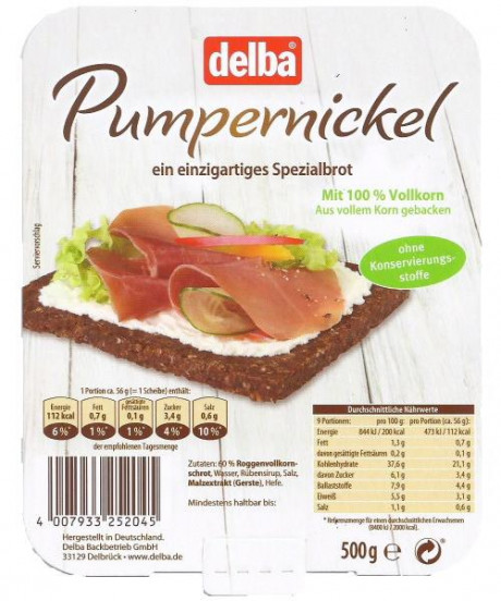 Pumpernickel500g