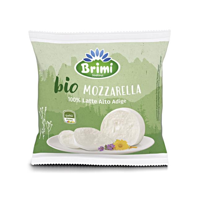 Bio Mozzarella Kugel 39% F.i.Tr. mild 100g