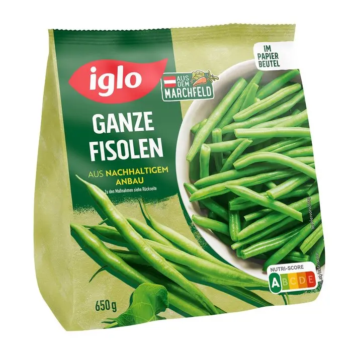 Iglo Fisolen ganz tiefgekühlt 650 g