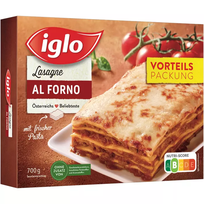 Iglo Lasagne al Forno tiefgekühlt 700 g