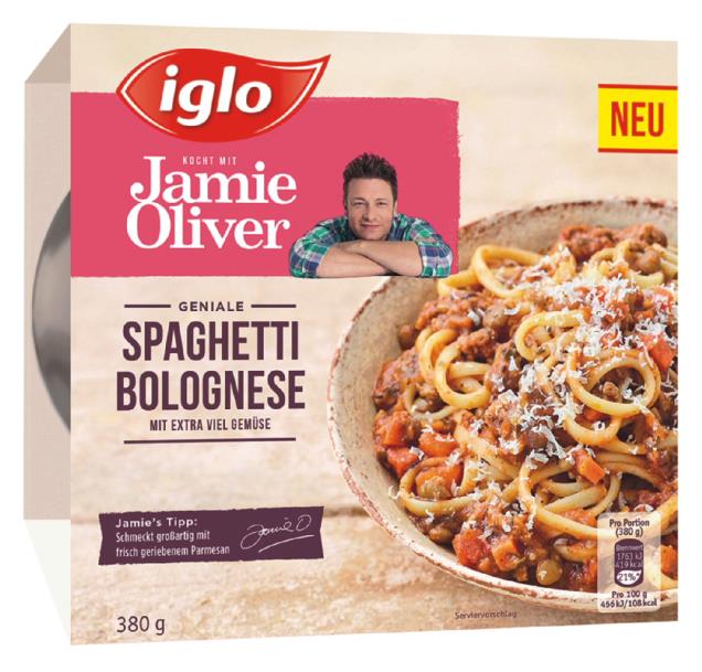 Iglo Spaghetti Bolognese Jamie Oliver TK 380g