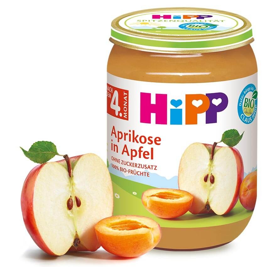 Hipp Marille in Apfel 190g