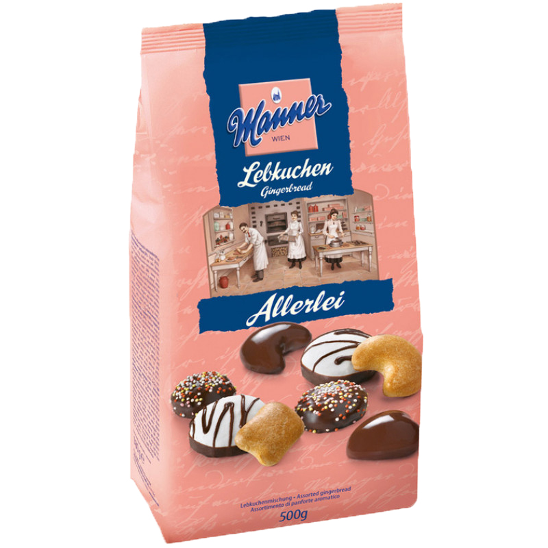 Manner Lebkuchen Allerlei 500g 