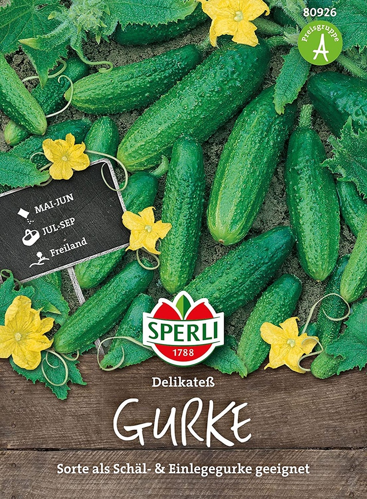 Sperli Premium Gurken Samen Landgurke Delikateß