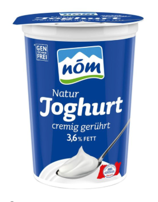 ECO Nöm Naturjoghurt cremig 3,6 % 500g
