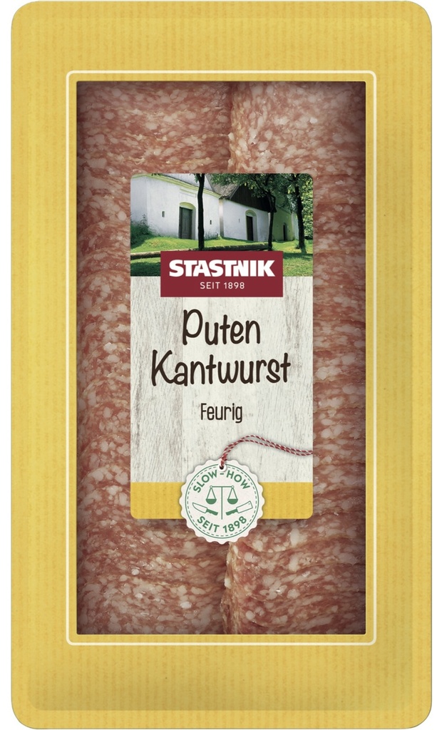 Puten Kantwurst geschnitten 80 g