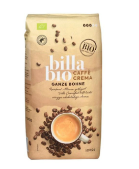 BILLA Bio Caffe Crema 1000g
