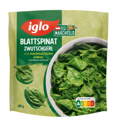 Iglo Blattspinat Zwutschgerl 400g