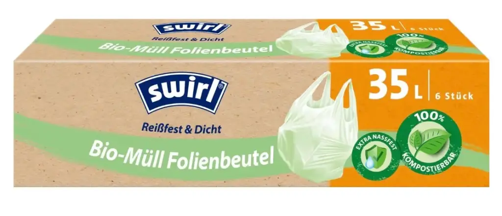 Swirl Bio-Folienmüllbeutel 35L 6 Stk. 