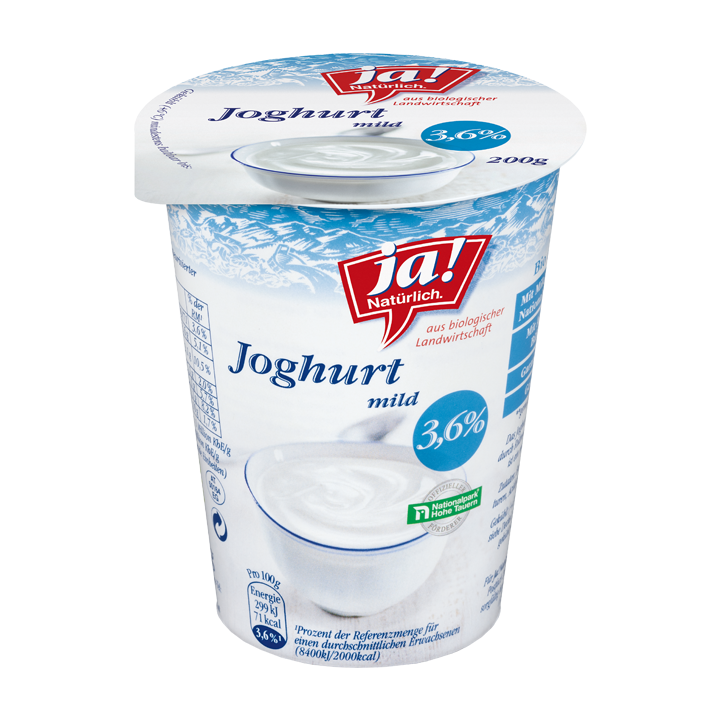 Bio Naturjoghurt 3,6 % 200g