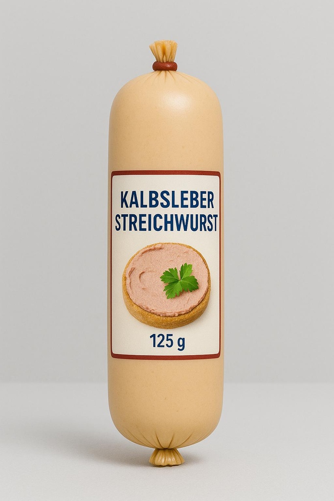 Kalbsleberstreichwurst 125 g