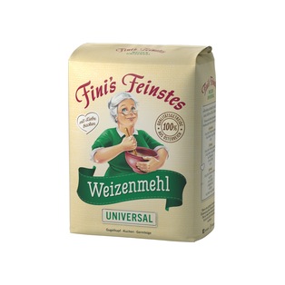 Fini´s Weizenmehl T480 1kg, universal