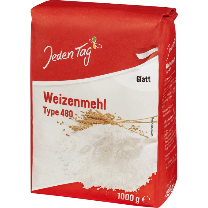 JT Weizenmehl T480 glatt 1kg