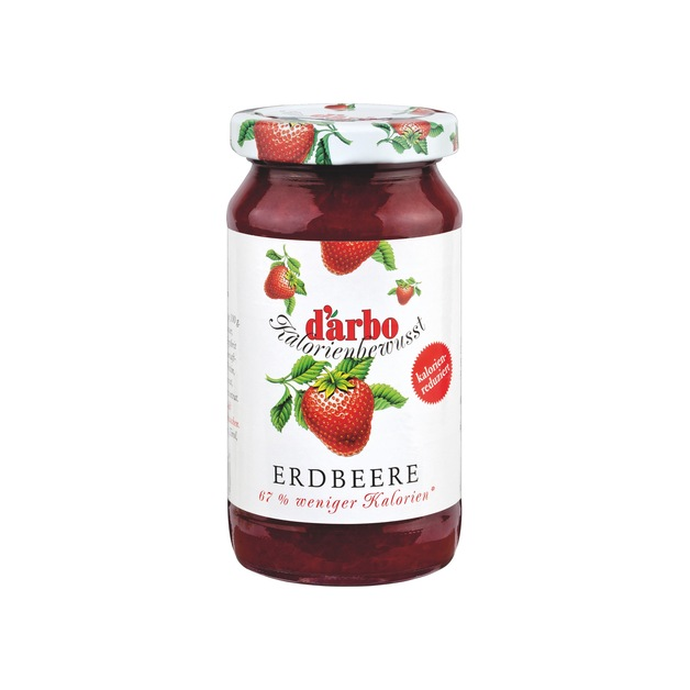 Darbo Fruchtaufstrich Fruchtanteil 60% 220g, Erdbeer