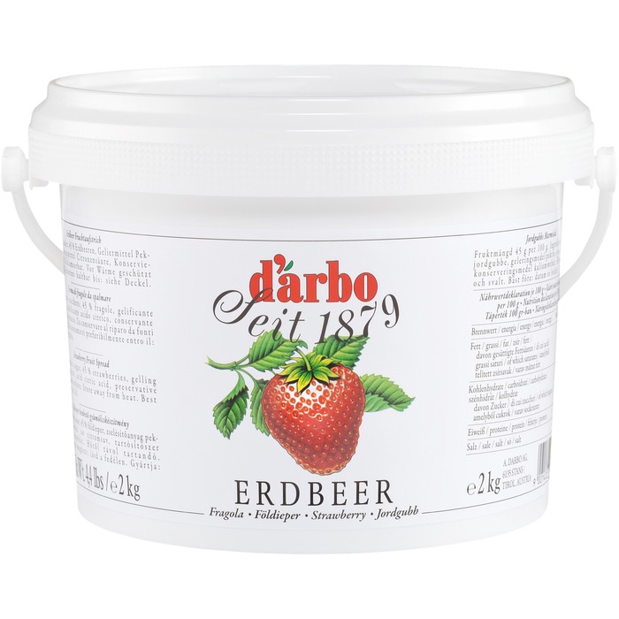 Darbo Erdbeer Konfitüre 45% Fruchtanteil 2kg