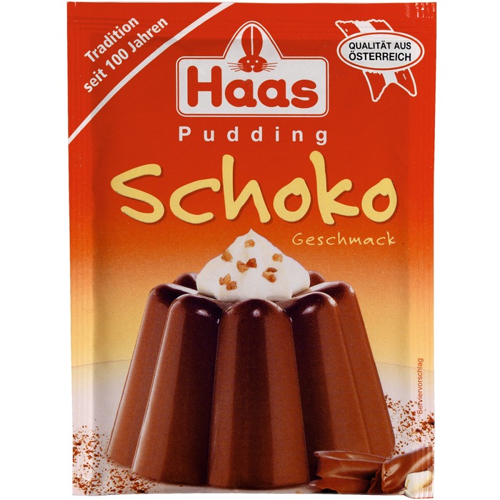Haas Pudding 3er, Schoko