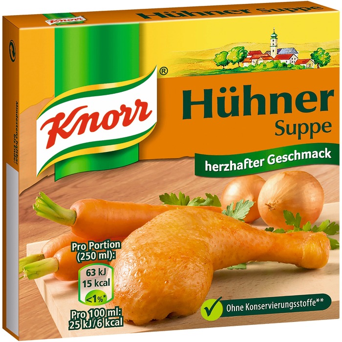Knorr Hühnerbouillon Würfel	