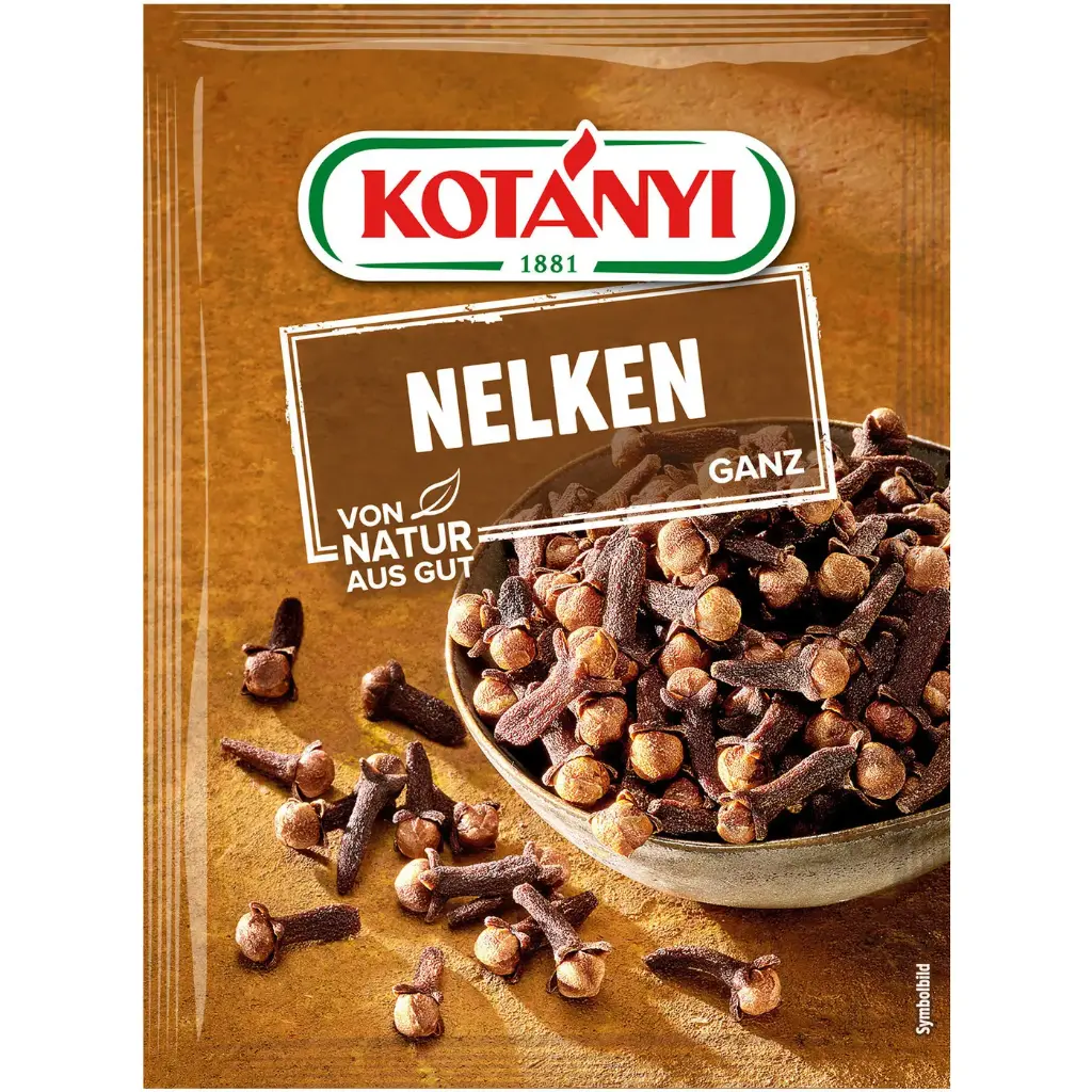 Kotanyi Brief braun, Nelken gemahlen