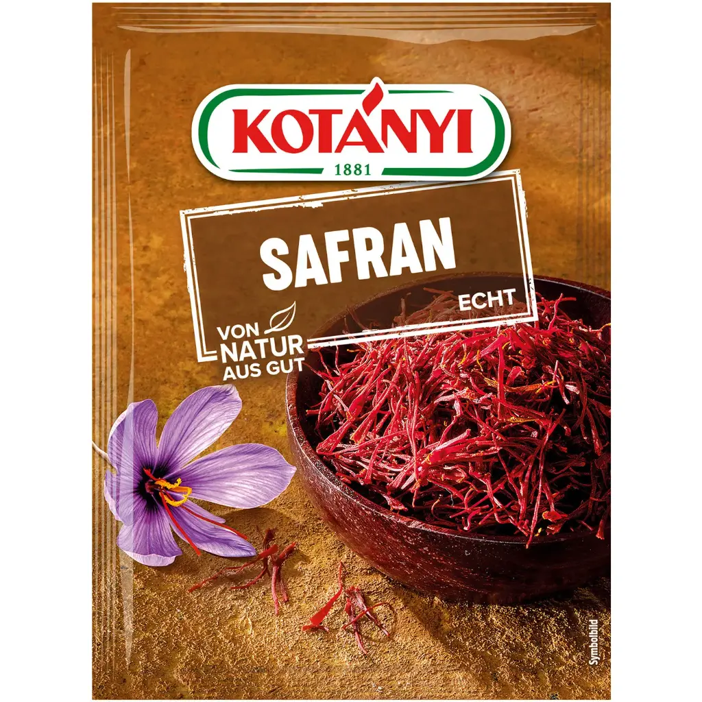 Kotanyi Brief braun, Safran echt