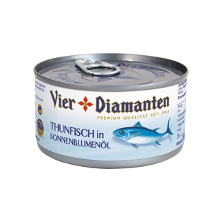 4 Diamant Thunfisch in Öl 195g