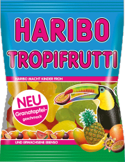 Haribo Beutel 200g, Tropi Frutti