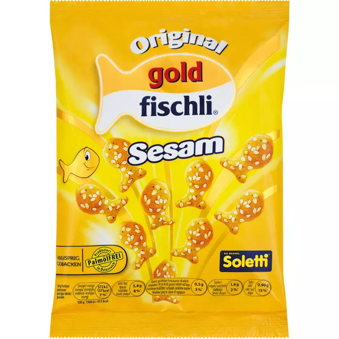 Soletti Goldfischli 100g, Sesam9000159745402