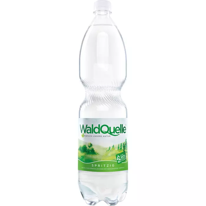 Waldquelle Mineralwasser PET 1,5l, spritzig