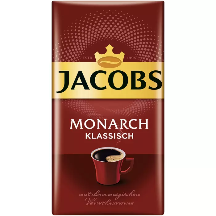 Jacobs Monarch 500g, gemahlen