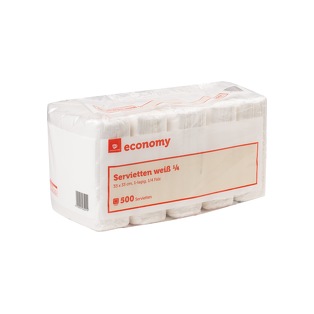 Servietten 33/500Stk 1/4F 1lg