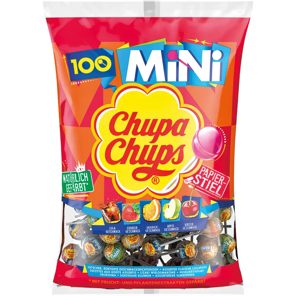 Chupa Chups Fruchtlutscher Mini 100 Stk.