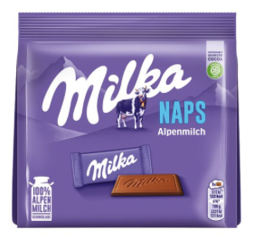Milka Naps Säckchen Alpenmilch 119g