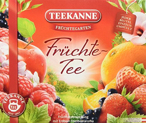Teekanne Früchtegarten Früchtetee 40er