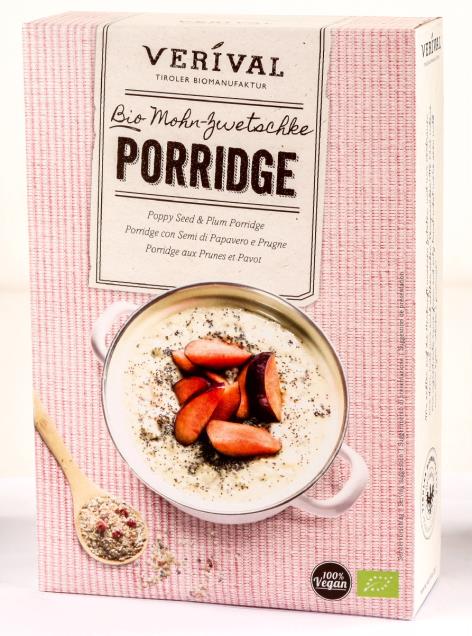 Verival Bio Zwetschken-Porridge 450g 