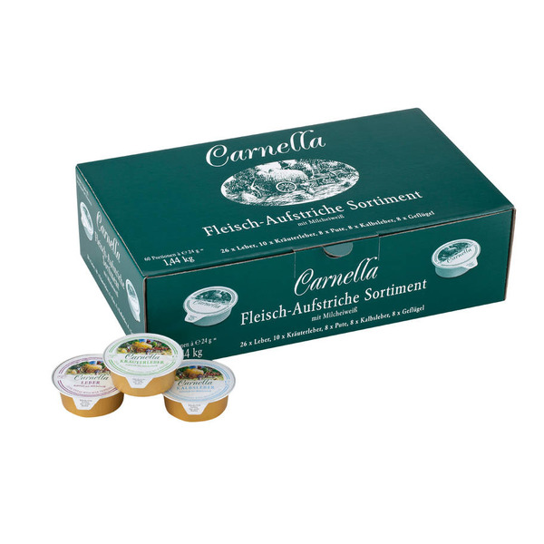 Carnella Fleischaufstrich Portionen sortiert 80PT