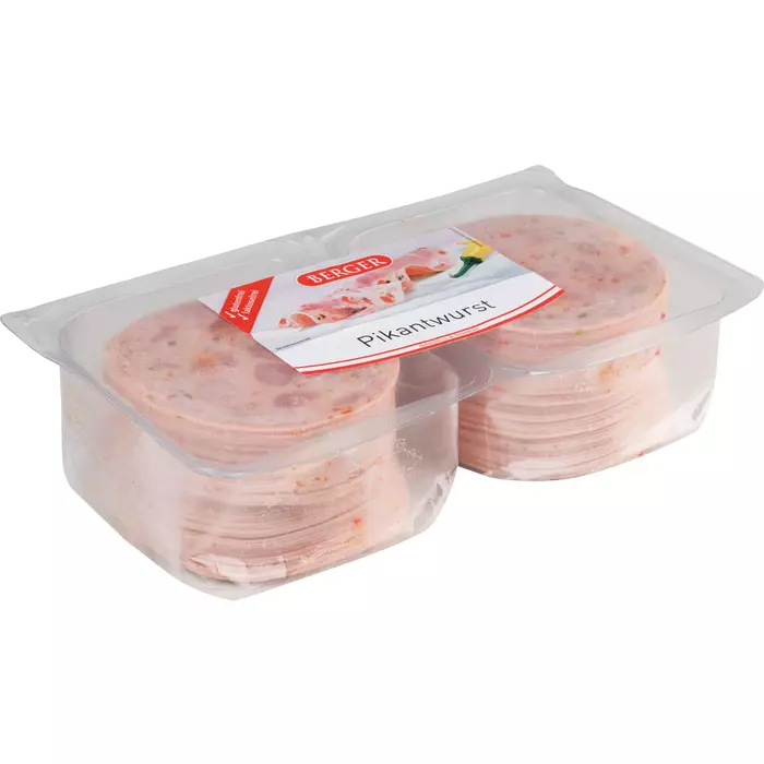 Berger Pikantwurst geschnitten 1000g