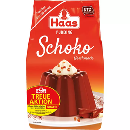 [98301] Haas Schokopudding 1kg mit UTZ Kakao