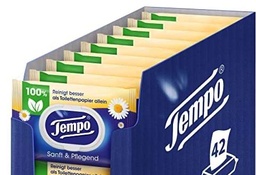 [932699] Sanft & sensitive Toilettentücher Großpackung (16x42Stk)