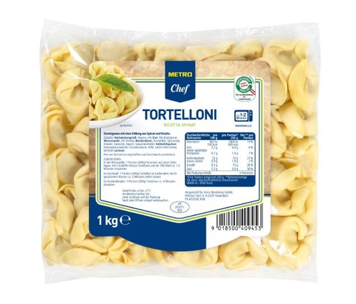 Tortelloni Spinat Ricotta 1kg