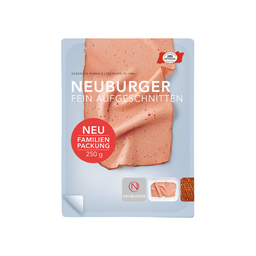 [34127] Neuburger Fleischkäse geschnitten 250g