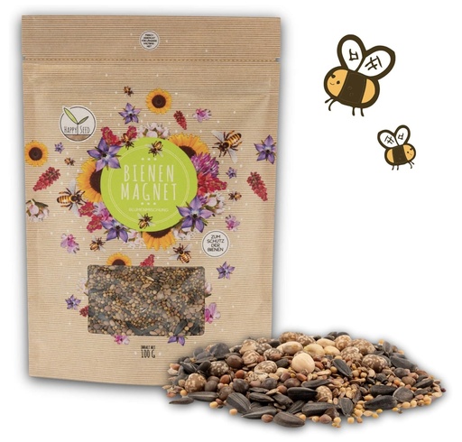 Blumenwiese Samen Bienen und Schmetterlinge 100g  (für ca. 50m2)