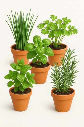 Ja! Kräuterpflanzen 4 Töpfe