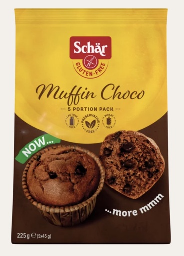 Schokolade Muffin Choco glutenfrei (5 Stück), 225 g